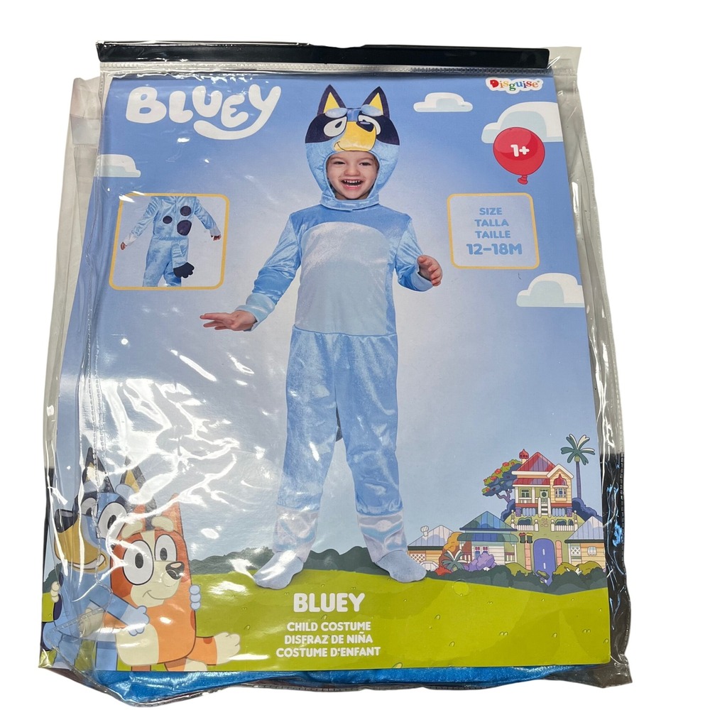 Disguise Bluey Child Costume 12-18 Months Toddler Dress‎ Up Halloween